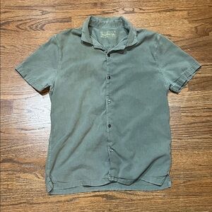 Green Abercrombie Button Down